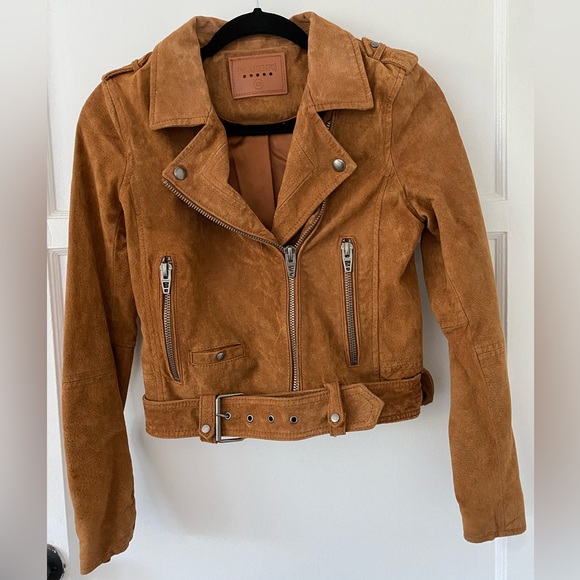 Blank NYC Jackets & Blazers - Like New Suede Moto Jacket